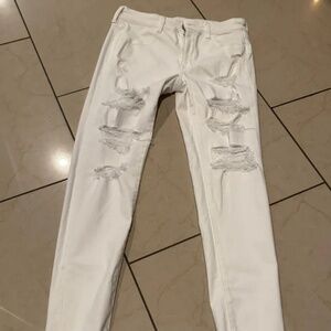 American Eagle White Jeans